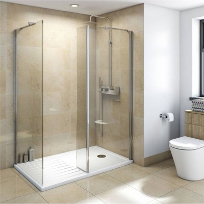 Modern Enclosed Bathroom Steam Shower Room with Bathtub